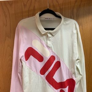 Vintage Fila Long sleeve collared shirt